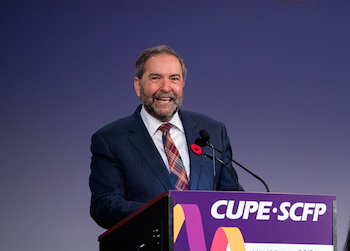 Tom Mulcair, leader of the New Democratic Party of Canada