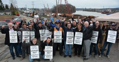 Local 7000 Picket Line