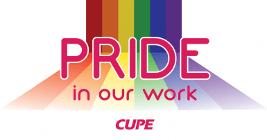Pride at Work rainbow logo