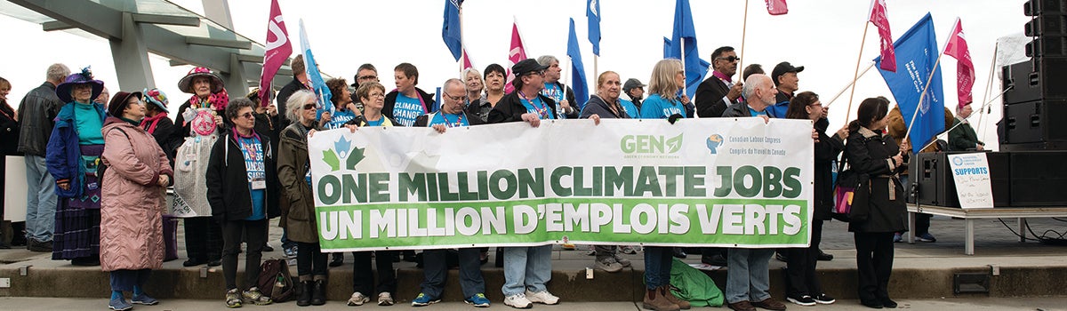 Working for green jobs and climate justice – CUPE’s 2015 environment highlights