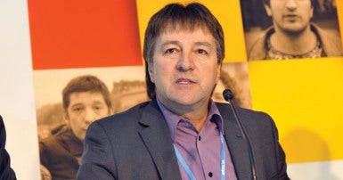 National Secretary-treasurer Charles Fleury at the UN Climate Change Conference In Paris in December 2015