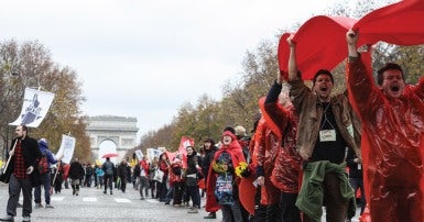 RED LINES MOBILIZATION AT COP21