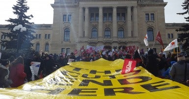 Rally for Saskatchewan March 8 2017, Regina