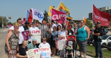 Manitoba Health Care Protest