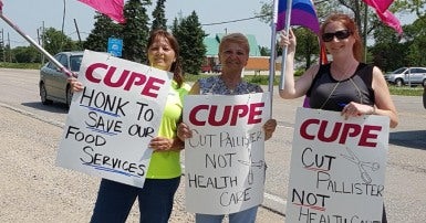 Manitoba Health Care Protest July 2017