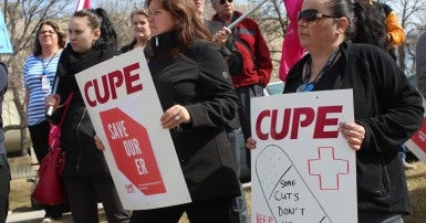 Manitoba Health Care Protest