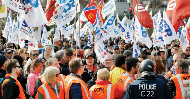 Rally in Quebec City