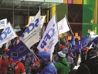 Quebec- austerity protest 