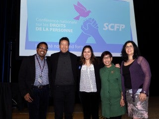 Ronald Boisrond, Kent Wong, Erica Violet Lee, Beth Dollaga and Sylvia Soufi