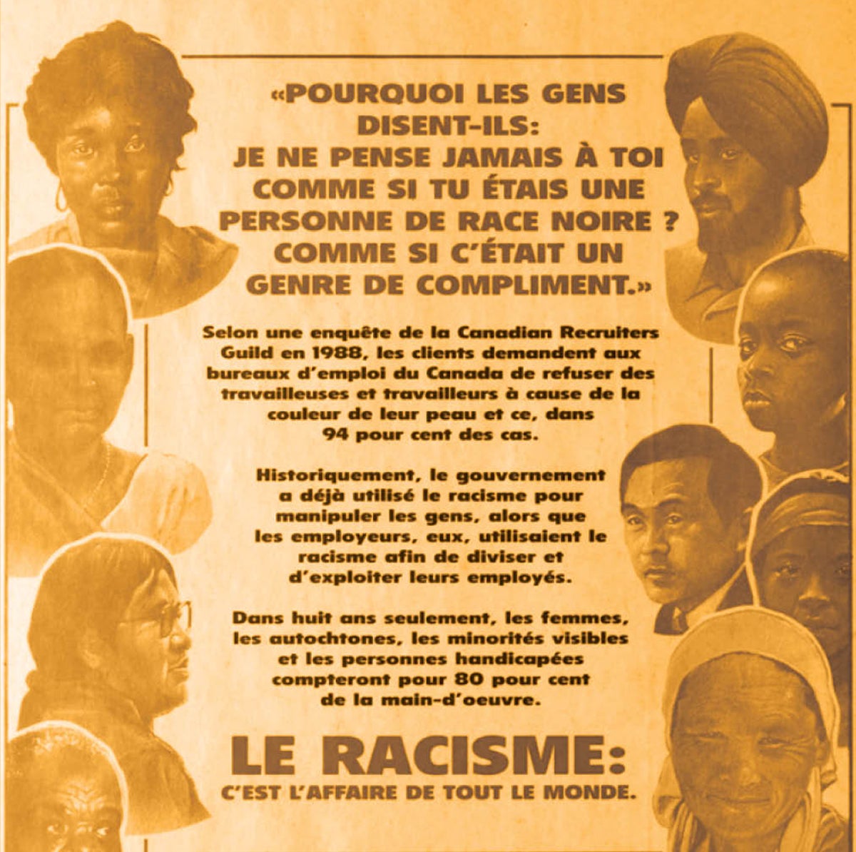 Campagne anti-racisme du SCFP de 1993