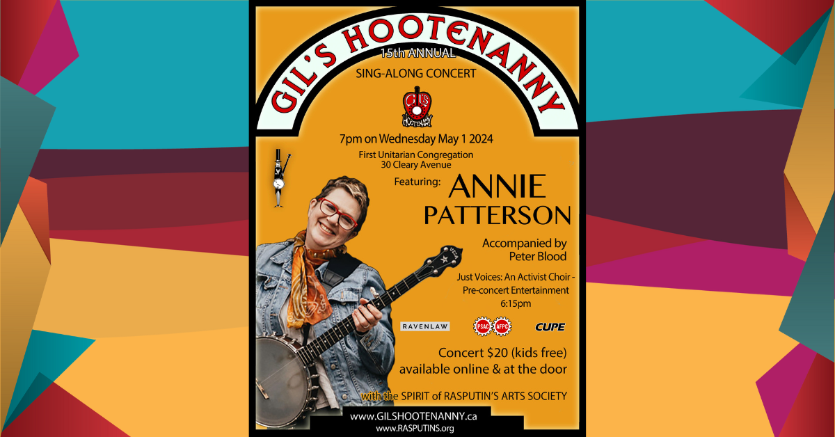 Come to the 15th anniversary of Gil's Hootenanny in Ottawa