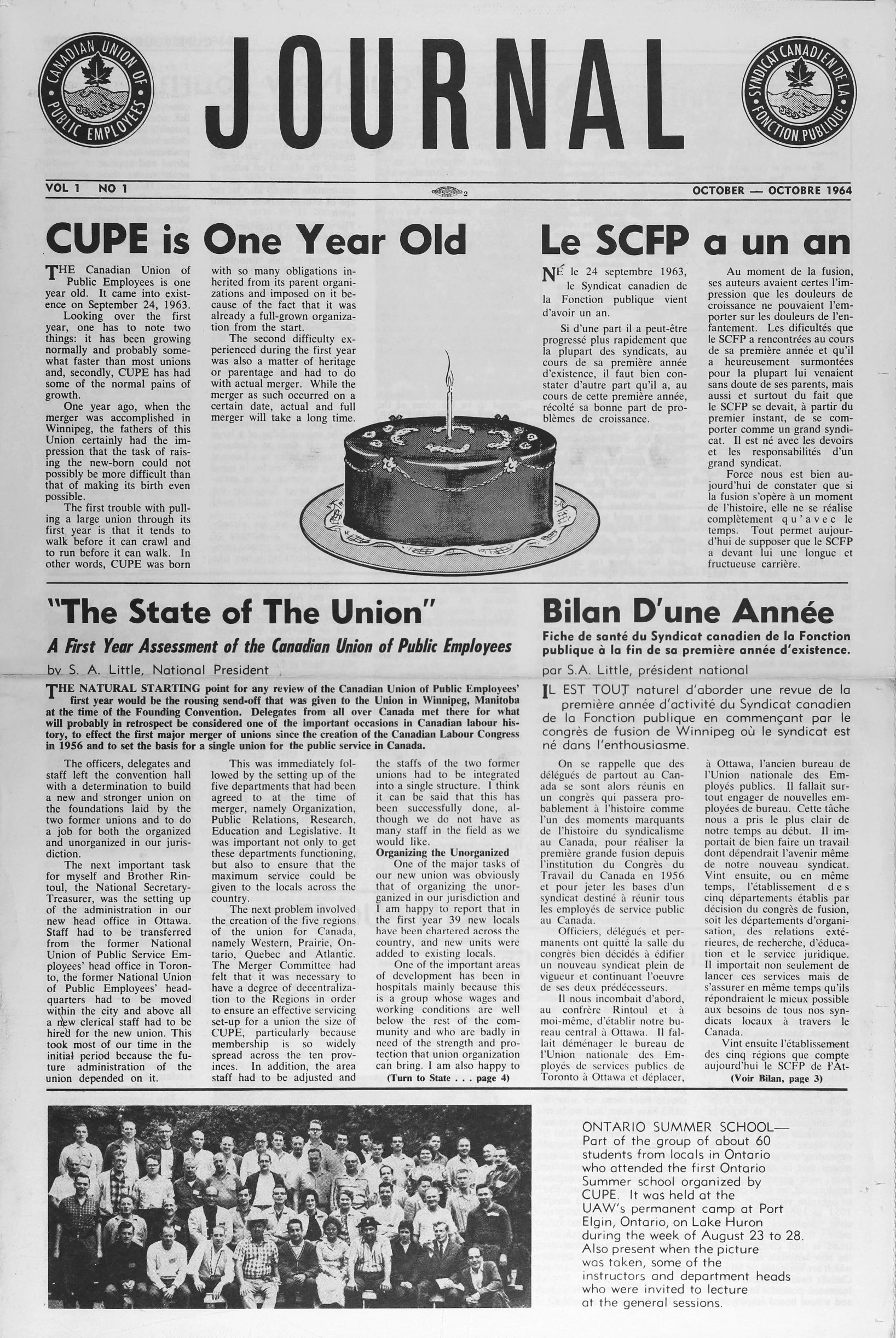 Journal October 1964 p.1