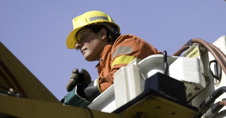 Energy sector hydro worker