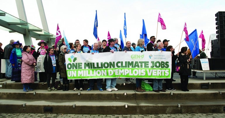Working for green jobs and climate justice – CUPE’s 2015 environment highlights