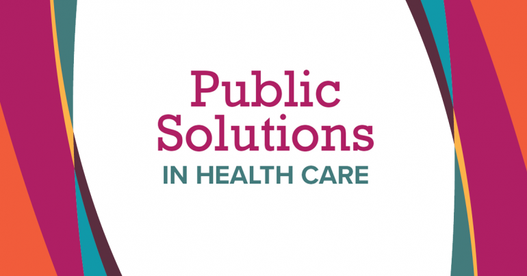 Public solutions in health care