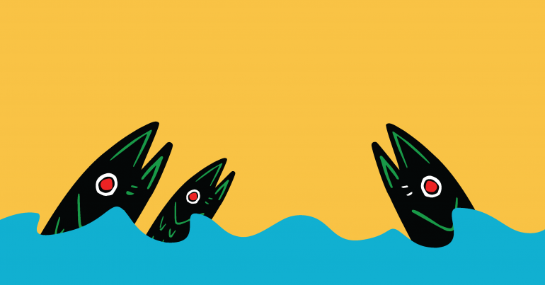 Stylized image of fish