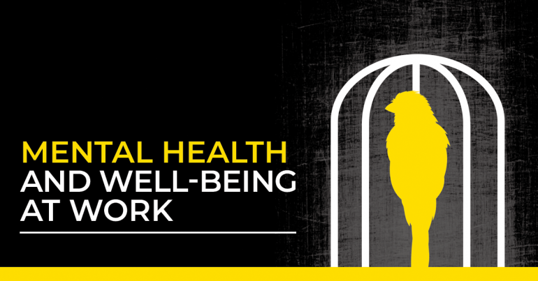 Mental health and well-being at work