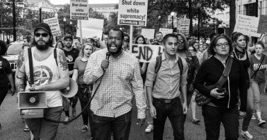 Photo: Marchers in Charlottesville