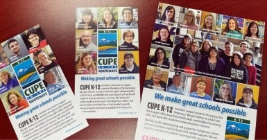 CUPE 4165 Southeast Kootenay school district members