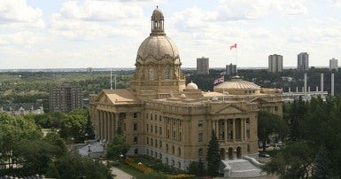 Alberta Legislature, Wikimedia by Kenneth Hynek