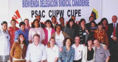 Colombia front-lines leaders delegation in 2007