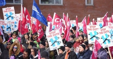 OCHU rally in Hamilton