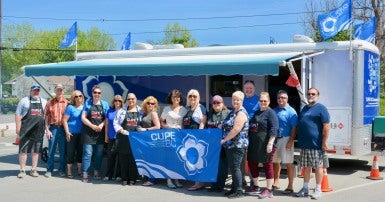 CUPE BC Trailer rolls into Creston for a community barbecue