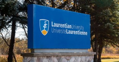 Laurentian University Sign