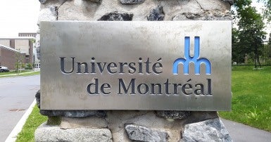 Universite de Montreal sign