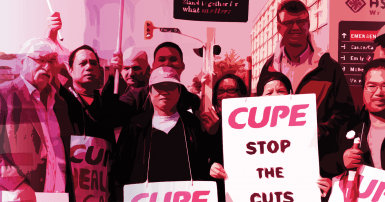 Image:  Stop the cuts rally