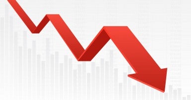 Stock market dropping