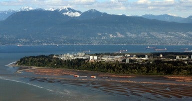 UBC and Vancouver skyline