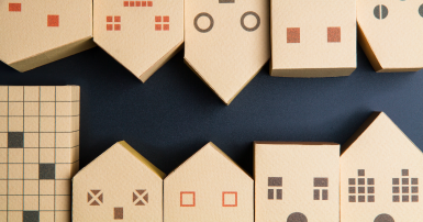 cardboard boxes on a black background