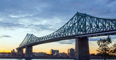 Montreal's Jacques Cartier Bridge