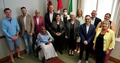 CUPE paramedics met with MPPs at Queen's Park