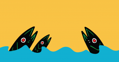 Stylized image of fish