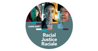 Racial justice button image