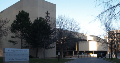 Headquarters of the Toronto Catholic District School Board. Wikimedia 