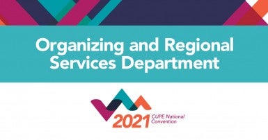 Organizing and Regional Services