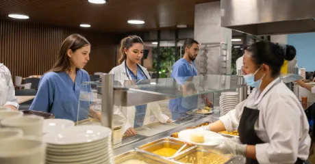 Cafeteria workers