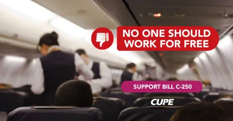 No one should work for free. Support Bill C-250. 