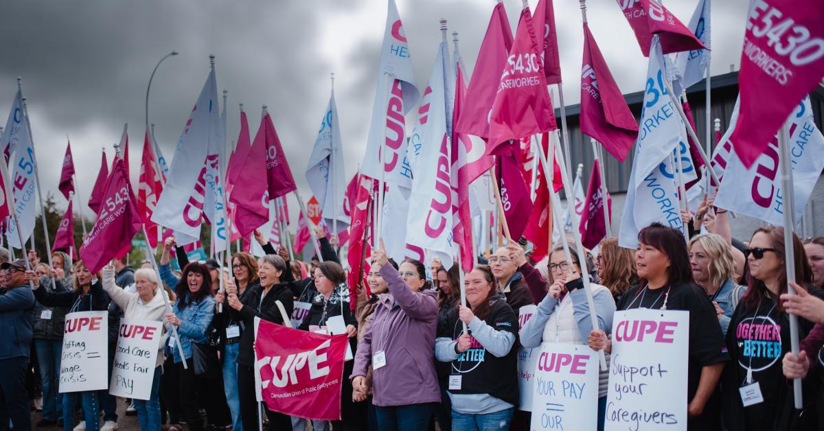 Photo: cupe.ca Saskatchewan Health-Care Workers Vote 99% in Favor of Historic Strike