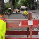 CUPE 21 members completing sidewalk work in Regina.