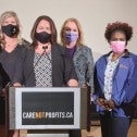 Care not profits media conference