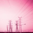 Photo of electrical pylons