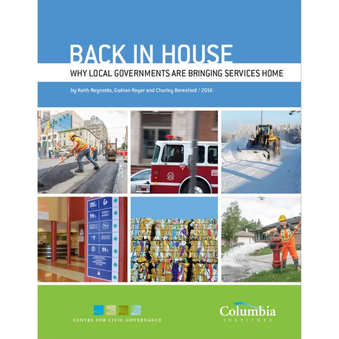 Back in house report cover
