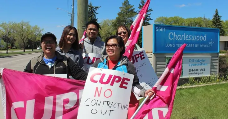 Charleswood Care Centre employees fight for a fair pension
