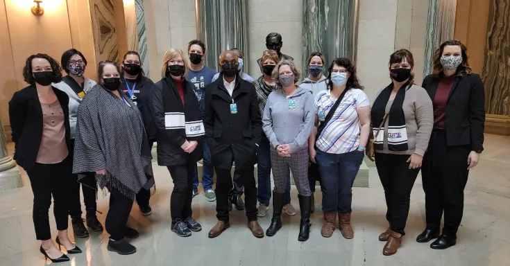 CUPE 5430 at the Saskatchewan Legislature