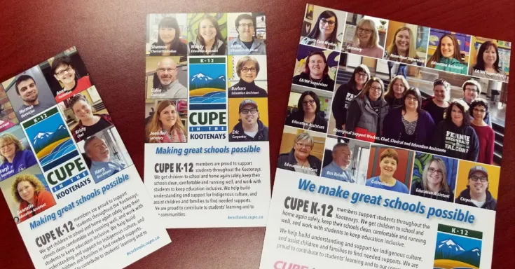 CUPE 4165 Southeast Kootenay school district members