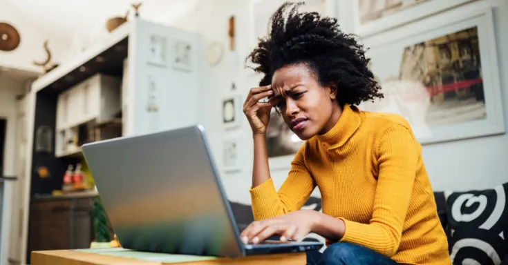 Image: Frustrated woman